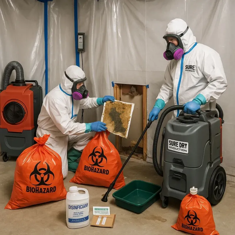 Contaminated Water Handling Protocols process in Assumption, IL